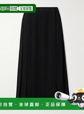 1h可退 香港直邮TOTÊME 女士 褶裥绉纱长款裹式半身裙 254WRB1012