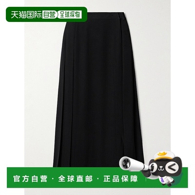 1h可退 香港直邮TOTÊME 女士 褶裥绉纱长款裹式半身裙 254WRB1012