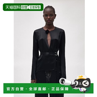 衬衫 长袖 2C240A舒适流行穿搭小众百搭 香港直邮Blumarine 1h可退