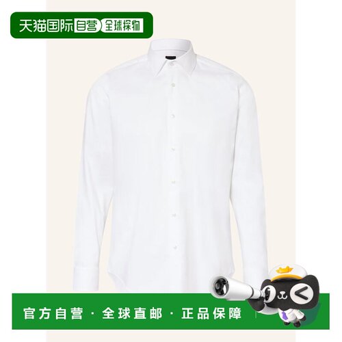 香港直邮BOSS 男士衬衫 100307127011000 CO 白色 JOE Regular Fi