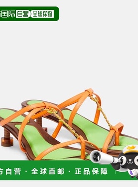 1h可退 香港直邮Jacquemus 女士 Les Sandales Basses Pralu 皮质