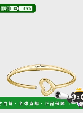 自营欧洲直邮HUGO BOSS雨果BOSS BLACK 带有开放式心形细节金手镯