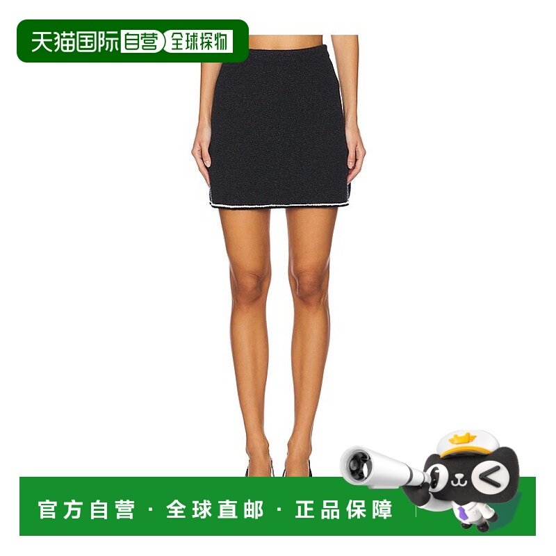 1h可退 香港直邮THEORY 希尔瑞 女士 花呢迷你半身裙 O1111742