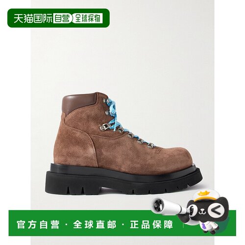 Bottega Veneta 葆蝶家 男士 Lug 皮革边绒面革登山靴 84男鞋