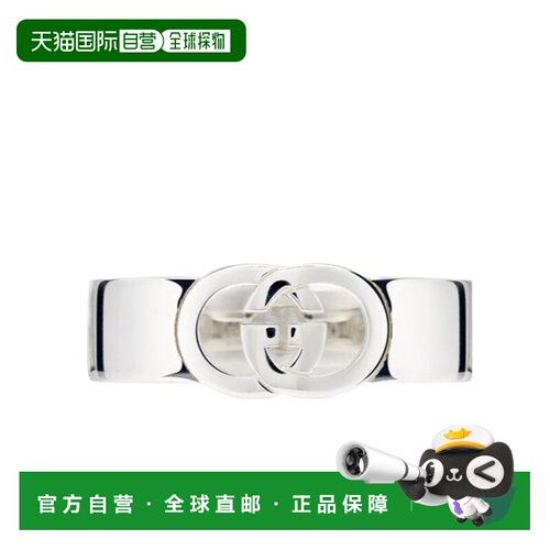 香港直邮Gucci Interlocking 戒指 814949J8400配饰