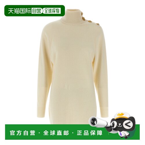 1h可退 香港直邮Balmain 长袖连衣裙 FF0R9382KI87