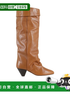 香港直邮Isabel Marant 尖头中跟长筒靴 SS0003P014ZIA