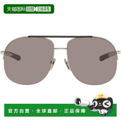 香港直邮Gucci 古驰 男士 银色 Navigator 太阳镜 GG2165S010SILV
