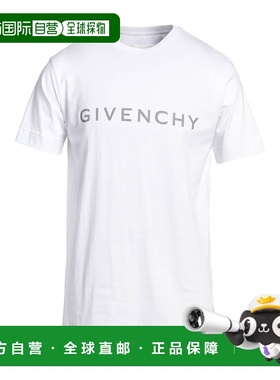 1h可退 香港直邮Givenchy 纪梵希 男士 T恤 white白色 舒适时尚