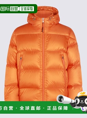 1h可退 香港直邮Moncler 盟可睐 男士 RIVAU 橙色羽绒夹克 K20911