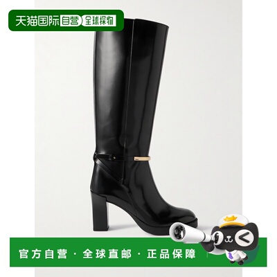 1h可退 TOD'S 托德斯 女士 Gomma 精饰皮质及膝靴子 XXW7长筒靴