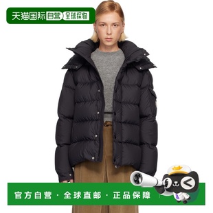 香港直邮Moncler 盟可睐 女士 黑色 Maya 70 Hooded Short 羽绒夹