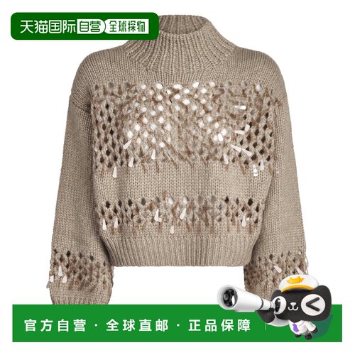 1h可退 香港直邮BRUNELLO CUCINELLI 女士针织衫 M52367304C077 A