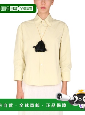 1h可退 香港直邮JIL SANDER 女士衬衫 JSPT600005 AW2021 绿色
