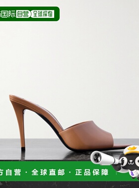 1h可退 香港直邮Saint Laurent 圣罗兰 女士 Romy 皮质凉拖 80666