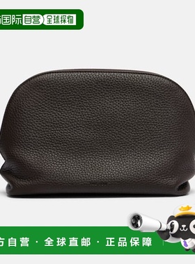 1h可退 香港直邮The Row 女士 Agnes 皮革手包 brown棕色 舒适时