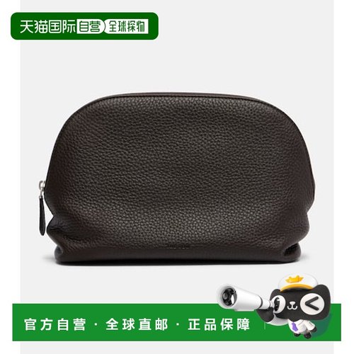 1h可退 香港直邮The Row 女士 Agnes 皮革手包 brown棕色 舒适时