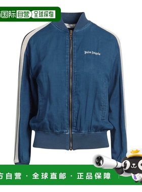 香港直邮Palm Angels 棕榈天使 女士 短夹克 blue蓝色 舒适时尚