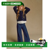 欧洲直邮Sezane 儿童海军蓝羊毛开衫