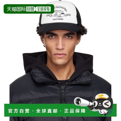 香港直邮AMIRI 男士 黑色 & 白色 Eagle 卡车司机帽 AMSAHE1014