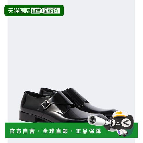 香港直邮Saint Laurent 圣罗兰 男士 Connor 皮质僧侣鞋