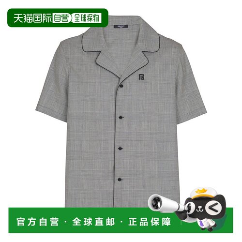 香港直邮Balmain 短袖衬衫 GH1HN151WD37休闲风 【付后1h可退】
