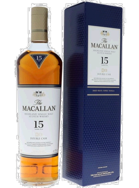 欧洲直邮the macallan麦卡伦15年威士忌43%700ml英国原装进口烈酒