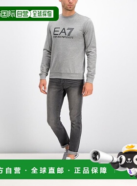 香港直邮EA7 Emporio Armani logo印花圆领卫衣 3GPM14J05Z长袖