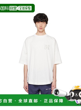 1h可退 香港直邮Palm Angels 棕榈天使 男士 白色 Embroidered Mo