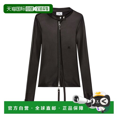 香港直邮Courreges 拉链式骑行上衣 325CTO436PU0【付后1h可退】