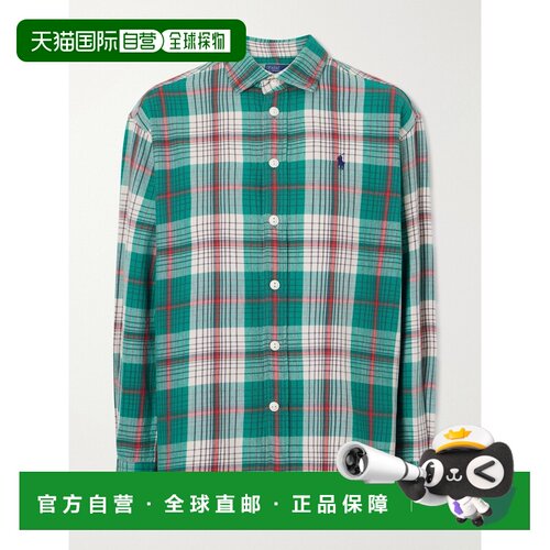 Polo Ralph Lauren Polo 拉夫 劳伦 女士 Logo刺绣格纹棉