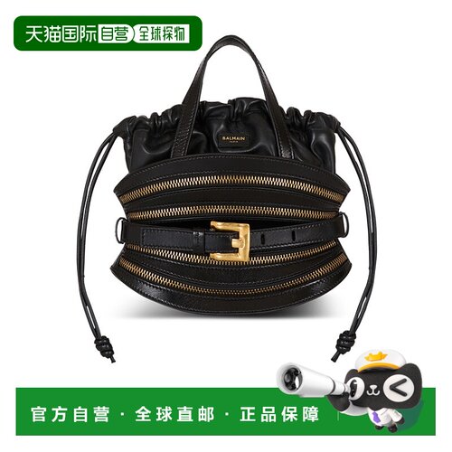 香港直邮Balmain Mini Shuffle Zips 单肩包 FN0DP017LMZP皮带