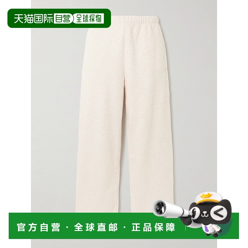 1h可退 香港直邮SKIMS 女士 Heather 经典款棉混纺针织燕麦色直筒