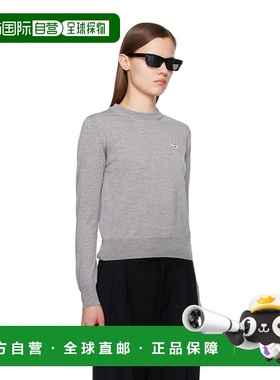 香港直邮Maison Kitsune Baby Fox Patch圆领针织衫 MW00816KT103