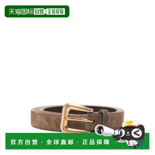 香港直邮Brunello Cucinelli 布内罗 古奇拉利 女士 驼色皮带 M0D