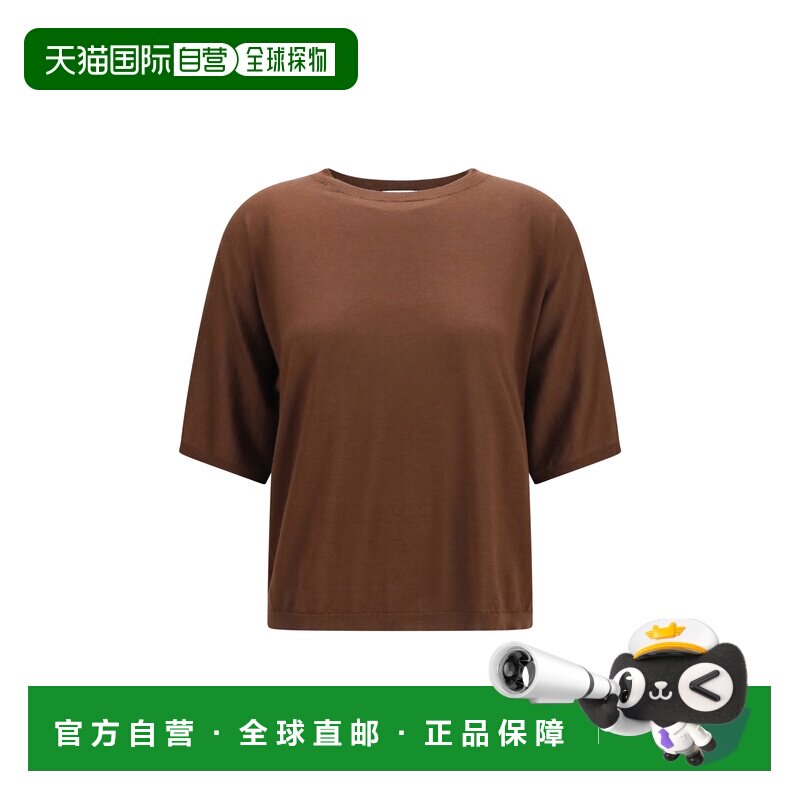 香港直邮Brunello Cucinelli 布内罗 古奇拉利 女士 短袖羊绒真丝