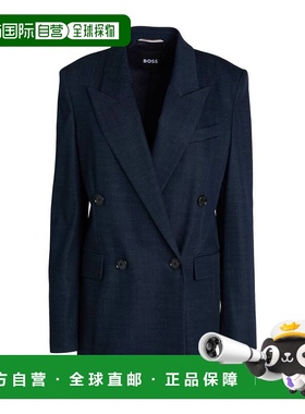 香港直邮BOSS 波士 女士 西装外套 blue蓝色 舒适时尚