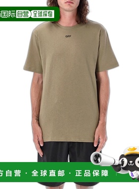 1h可退 欧洲直邮off-white男士T恤舒适透气休闲百搭OMAA027F23JER