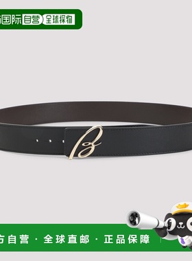 1h可退 香港直邮Brioni 布里奥尼 男士 B 徽标双面皮带腰带 OBKK0
