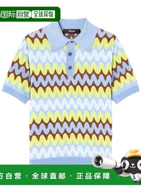 香港直邮Versace 短袖POLO针织衫 10198621A14045范思哲