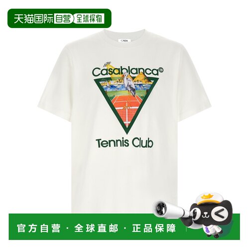 CASABLANCA 男士T恤 MPF26JTS00103TENNISCLUBTRI【付后1h可退】