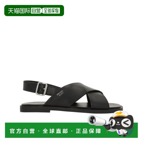 香港直邮PRADA 男士凉鞋 2X3163070FG000F0002 SS2026 黑色