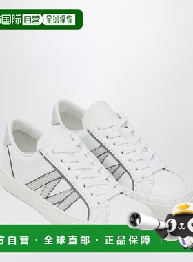 1h可退 香港直邮Moncler 盟可睐 女士 Monaco2 白色皮质运动鞋 4M