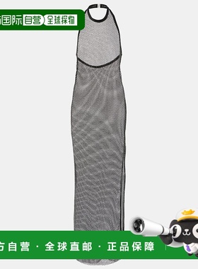 1h可退 香港直邮Simkhai 女士 Inaya 精饰网纱中长连衣裙 001397