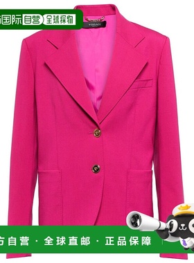 1h可退 香港直邮Versace 范思哲 女士 羊毛混纺西装外套 001180