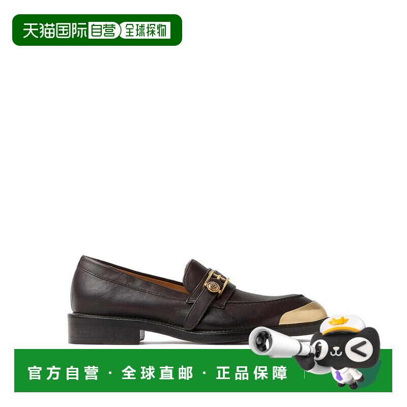 1h可退 香港直邮VERSACE 女士芭蕾乐福鞋 1A1770510238431NB3J SS图片