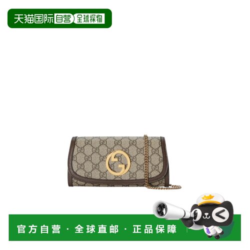 香港直邮Gucci Blondie系列长款链条单肩包 725215K9GSG古驰