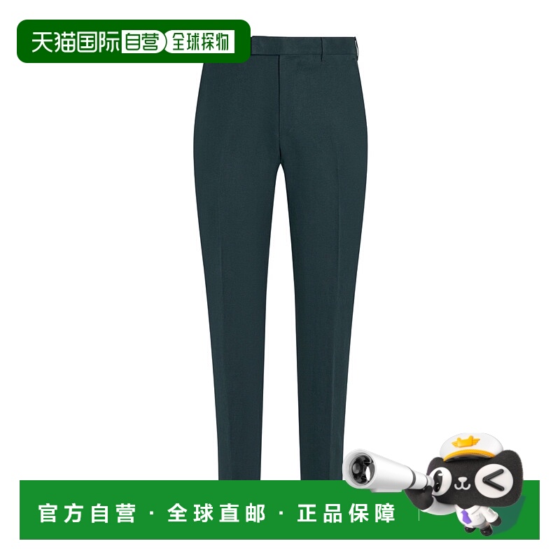 香港直邮Zegna Oasi Lino腰带环休闲裤 973F38A9杰尼亚