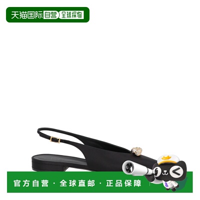 1h可退 香港直邮Lanvin 朗雯 女士 芭蕾舞鞋 black黑色 舒适时尚