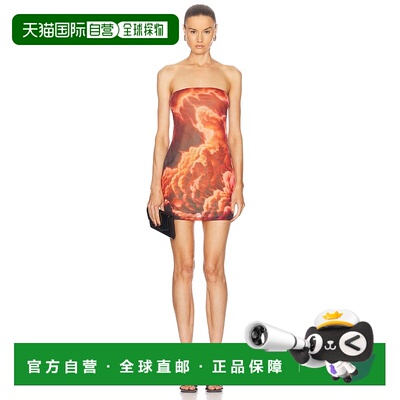 香港直邮Alexander Wang 亚历山大 王 女士 Hotfix 水晶无肩带迷